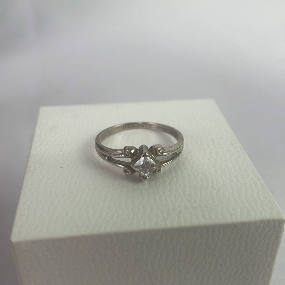 Sterlingsilver Andcrystalring - image 2